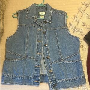 Vintage retro Blue Denim Vest
